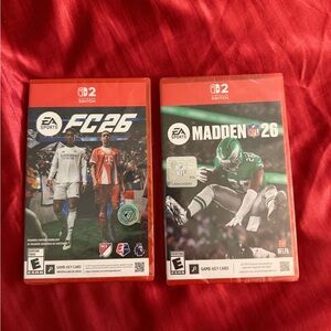 FC 26 and Madden 26 Bundle for Nintendo Switch 2